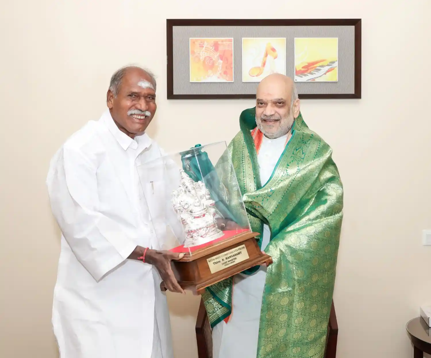N. Rangasamy and Amit Shah