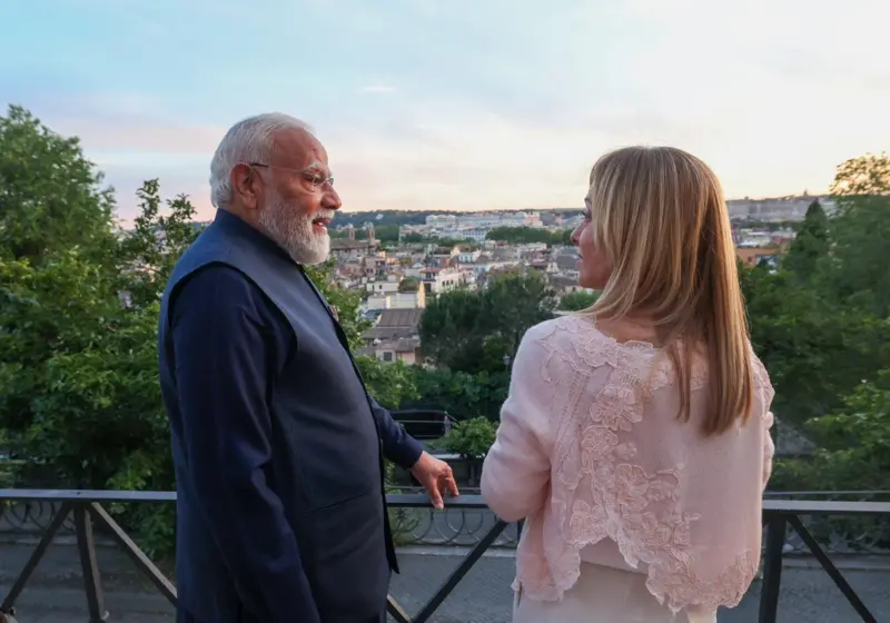 PM Modi and Giorgia Meloni