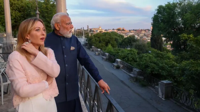 PM Modi and Giorgia Meloni