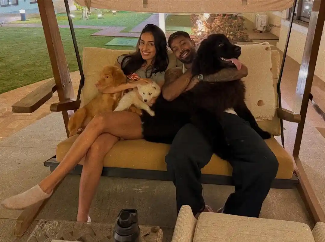 Hardik Pandya and Mahika Sharma