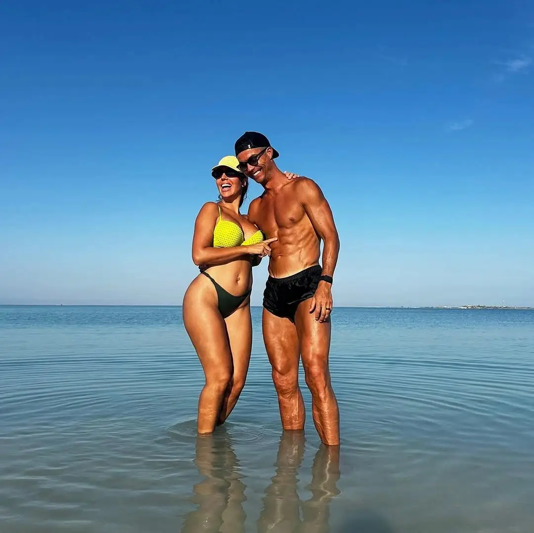 Georgina Rodríguez and Cristiano Ronaldo