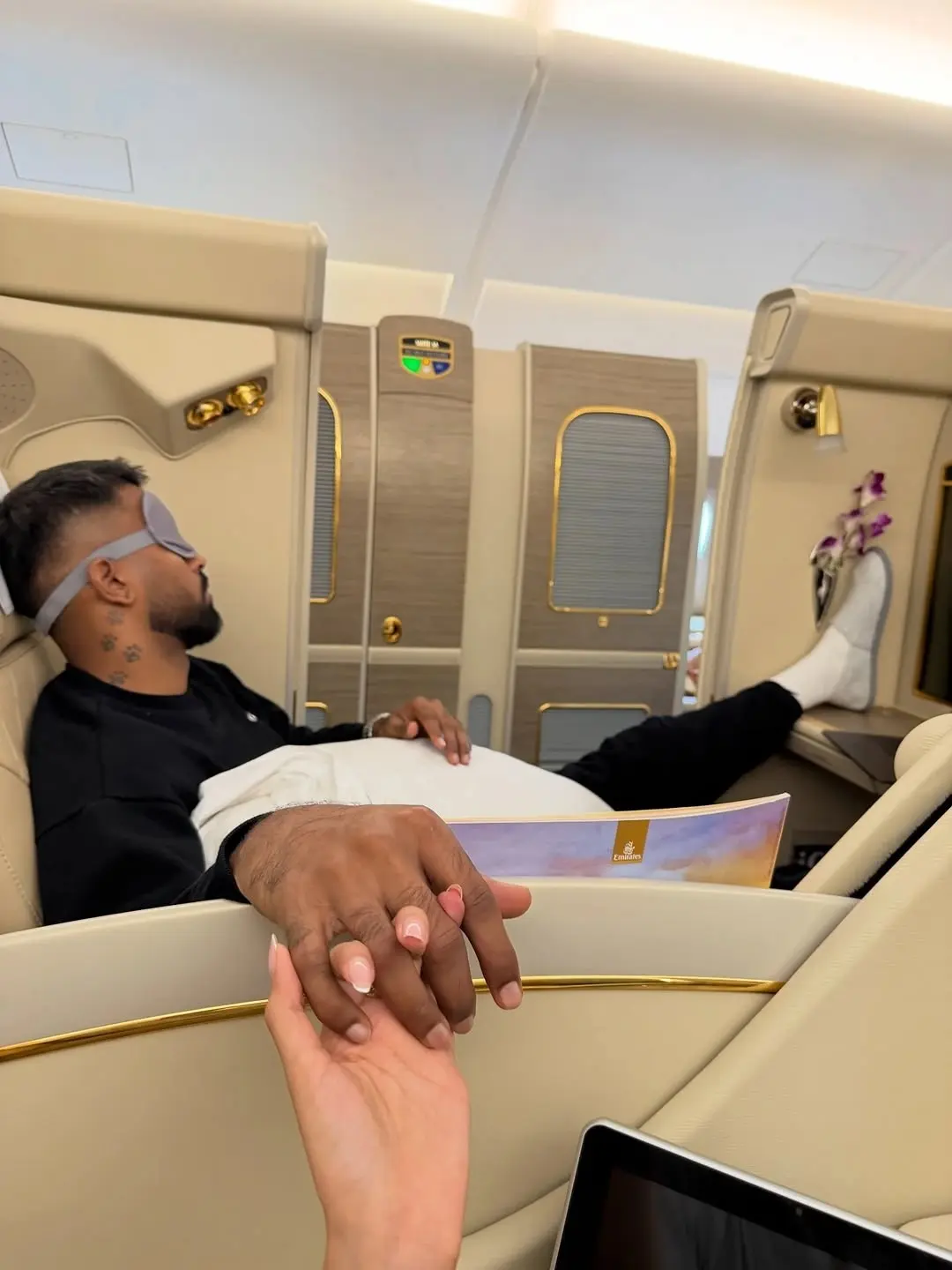 Hardik Pandya and Mahika Sharma