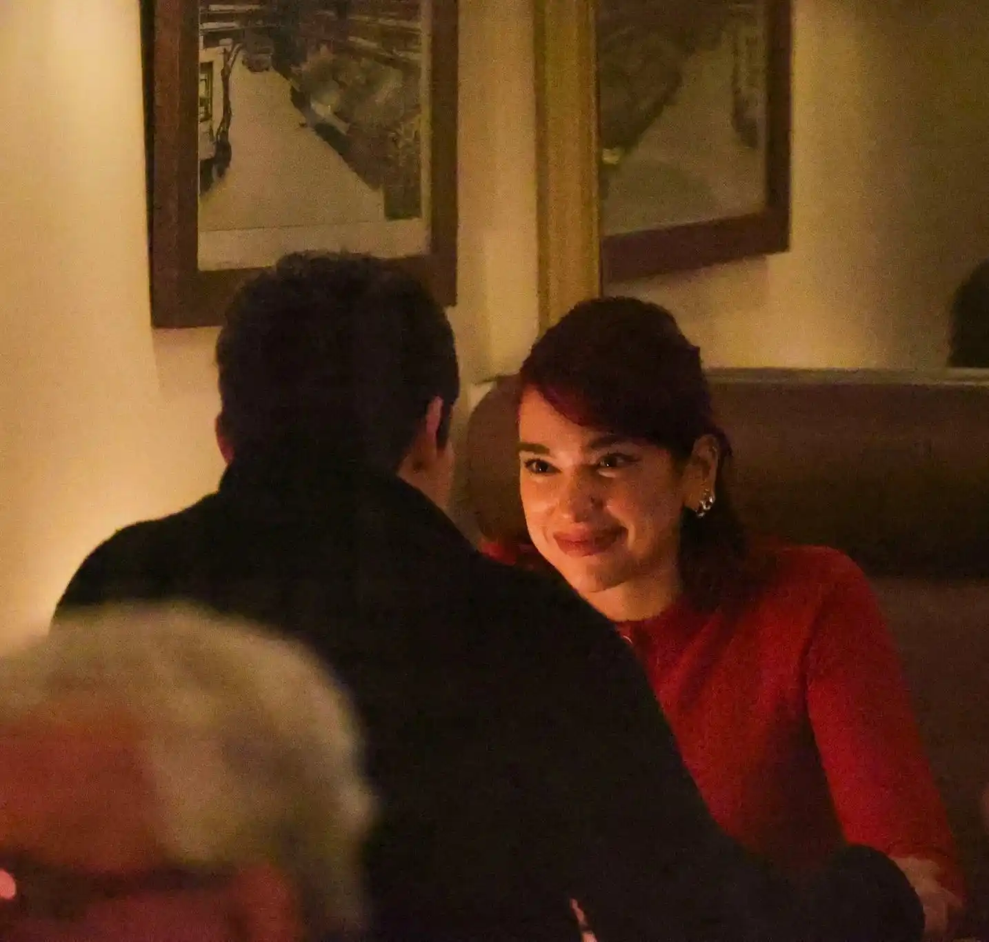 Callum Turner and Dua Lipa