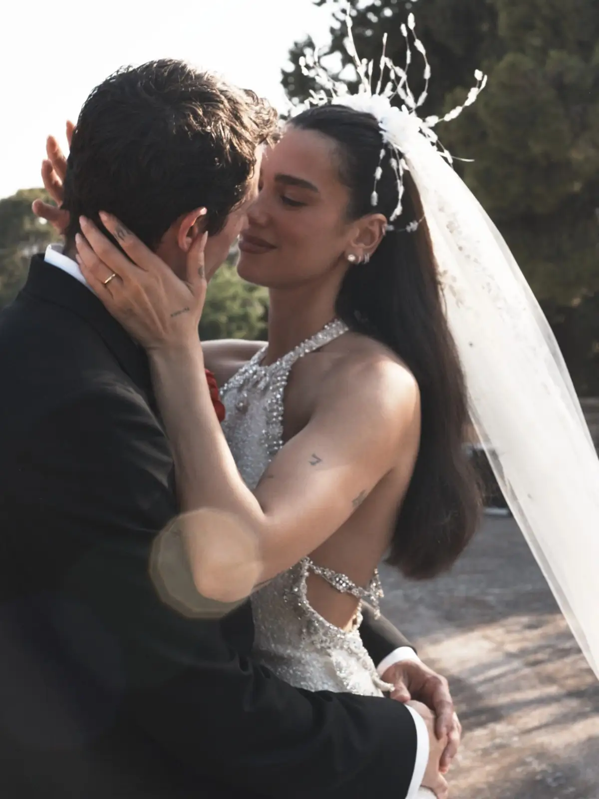 Dua Lipa and Callum Turner