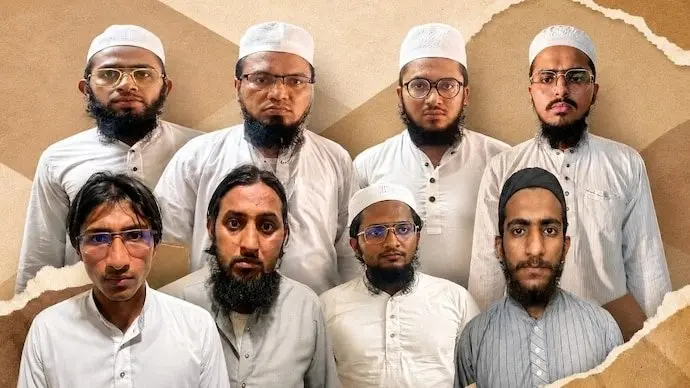 These are the people arrested by the Gujarat Police.