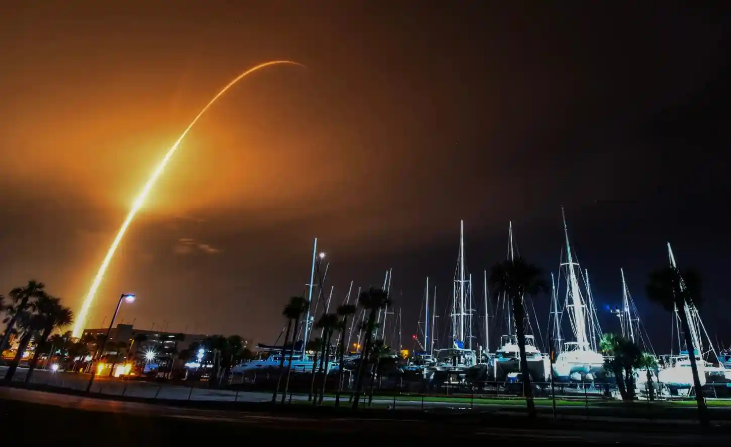 A SpaceX Falcon 9 rocket launches from Cape Canaveral Space Force Station on Aug. 5, 2026.
