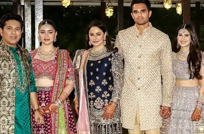 Tendulkar Family Photo