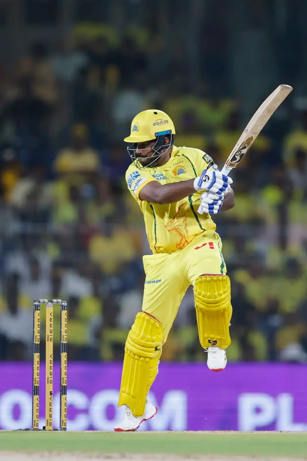 Sanju Samson started the innings with three boundaries•Apr 14, 2026