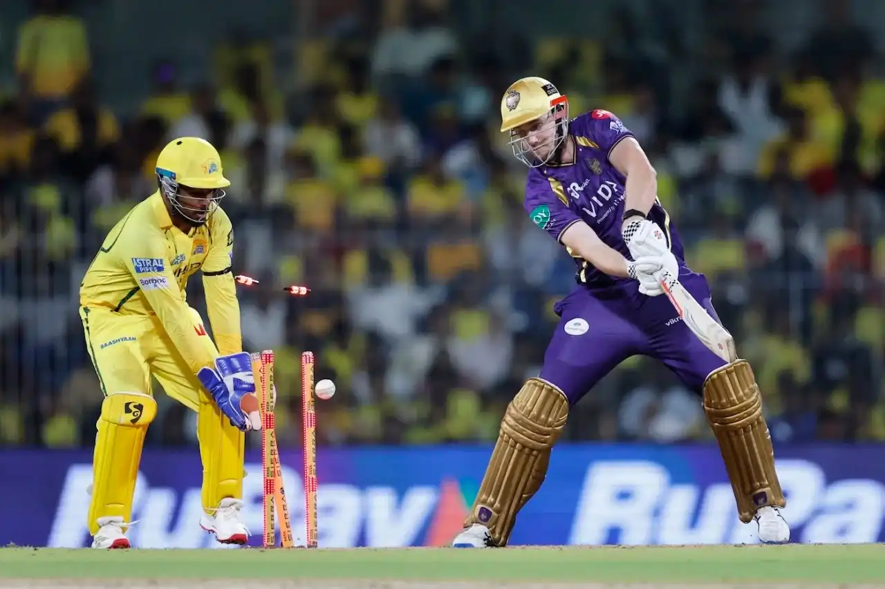 Cameron Green came out at No. 6 and fell for a duck•Apr 14, 2026