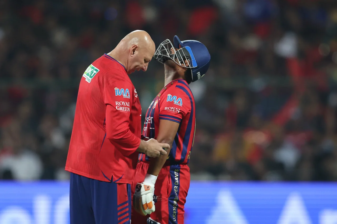 Rishabh Pant retired hurt in the fifth over 15 April 2026