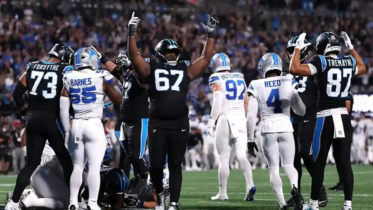 Lions' defense collapses in loss to Panthers.
