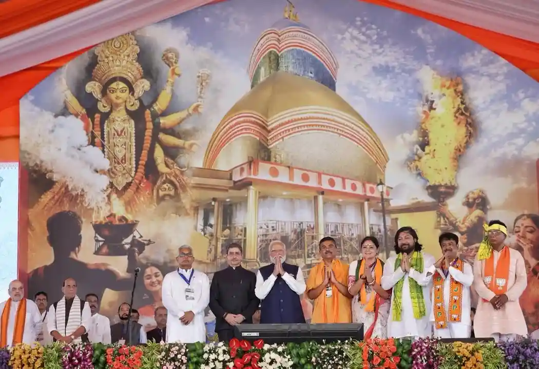 Big Political Shift: Suvendu Adhikari Becomes West Bengal CM, 5 Leaders Take Ministerial Oath.