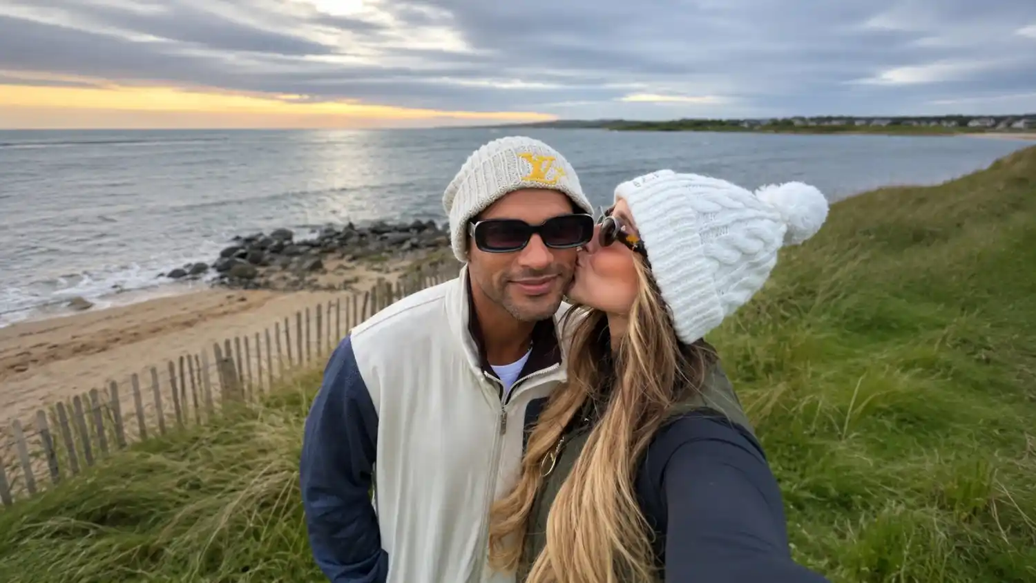 Shikhar Dhawan and Sophie Shine
