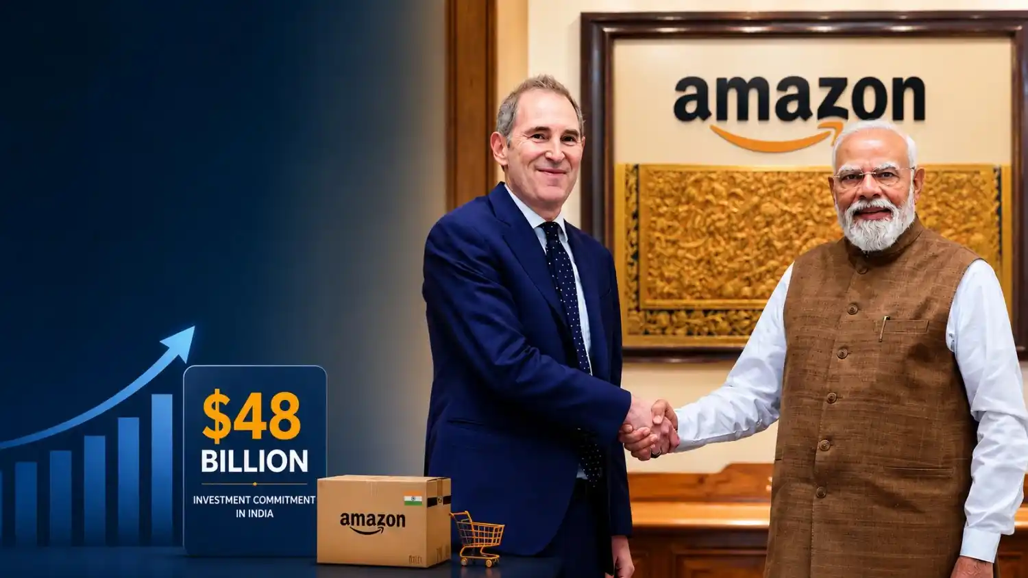 $48 Billion and a Handshake: What Amazon Really Told Modi on Thursday