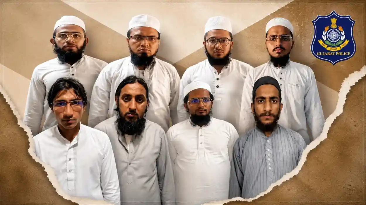 Operation by Gujarat ATS on Jaish-e-Mohammed Terror Group Module: Detains Eight Members in Gujarat & Madhya Pradesh
