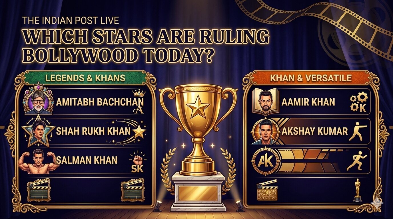 Which stars are ruling Bollywood today?
