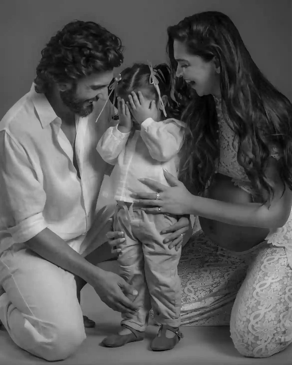 Ranveer Singh and Deepika Padukone are seen with their daughter, Dua, and the three of them look extremely happy together.
