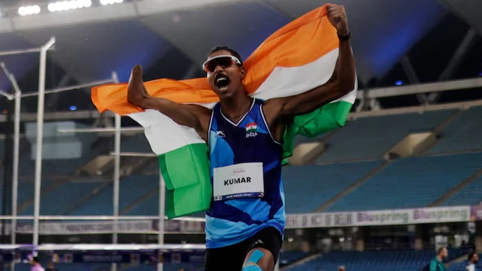 Nishad Kumar Wins Double Gold at Asian Para Games With Games Record