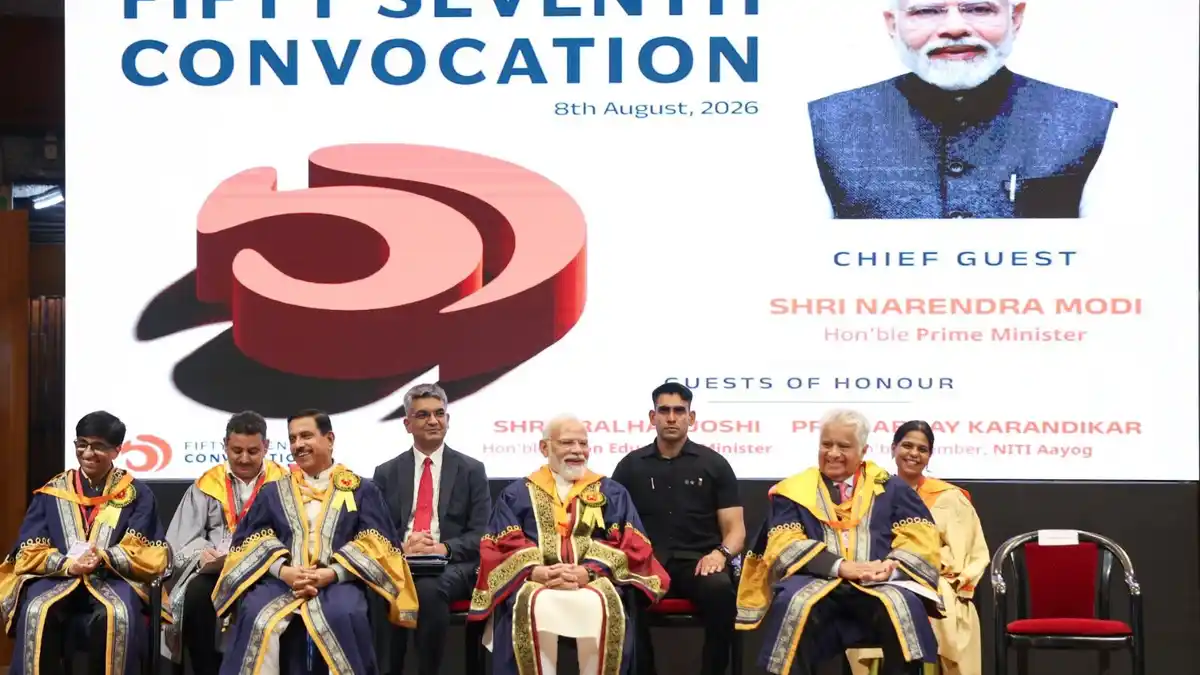 Convocation of 57th Batch: PM Modi Delivers Keynote Speech, Lauds Institute for Establishing AI-Based Supercomputer