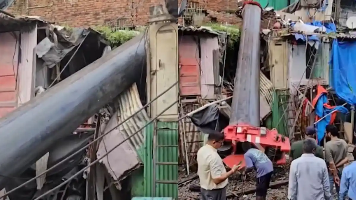 Crane Collapses on Homes in Mumbai's Kurla, Injuring Eight as Rescue Teams Race Through the Night