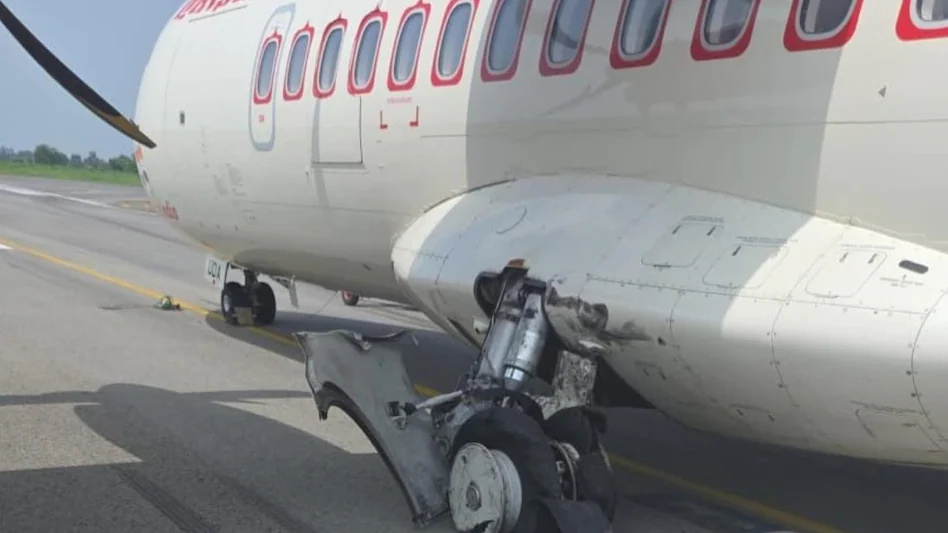 Alliance Air Flight From Delhi Blows a Tyre Landing in Bilaspur, 41 Onboard Walk Away Fine