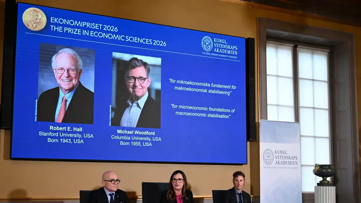 Economics Nobel Given to Hall and Woodford for Managing Boom and Bust Cycles