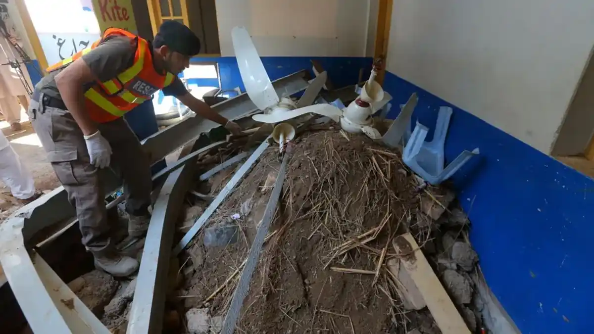 Peshawar School Roof Collapse Kills 34 Children and a Teacher; Owner Arrested